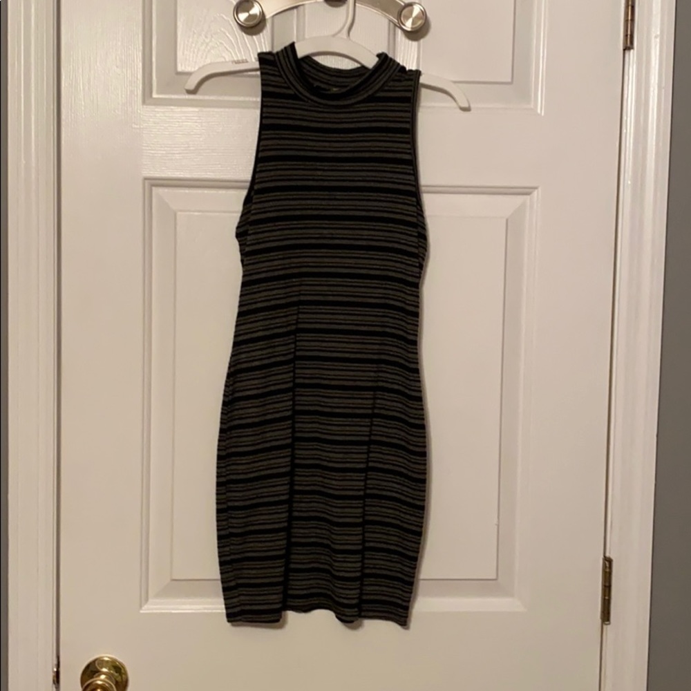 Mock turtleneck dress